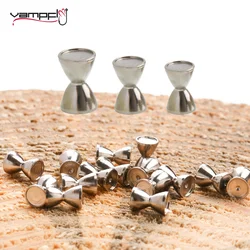20pcs Sunken Brass Dumbbell Eyes Solid Fishing Eyes Barbell Beads Fly Tying Material For Streamer Flies Trout Fishing Lure Bait