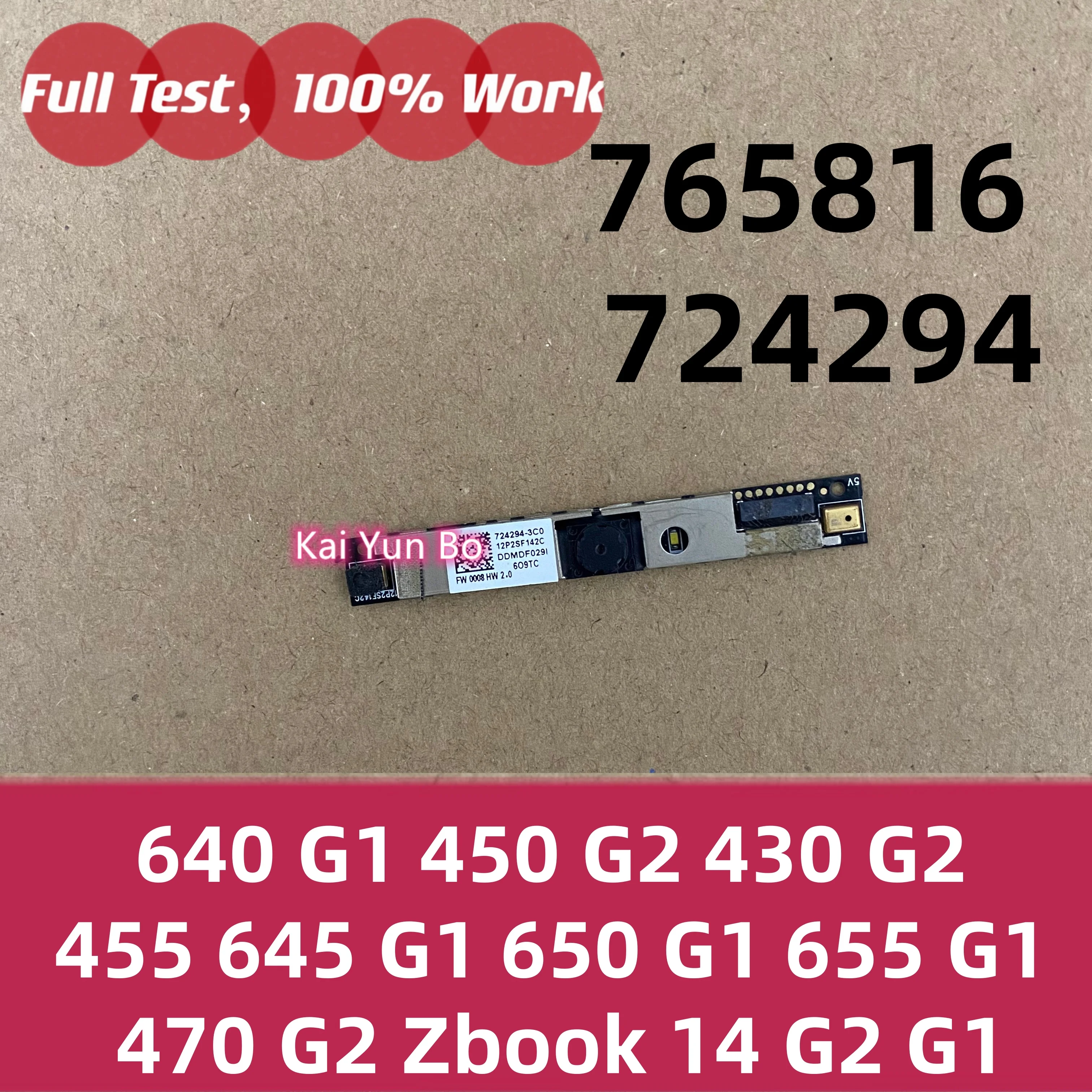 Cámara Web para EliteBook 840 G2 820 G1 1040 G2 9470M 9480M ZBOOK 15 G2 ZBOOK15 G1 Probook 450 G2 455 430 G2, 724294-1H0 724294-3C0 765816-3H1 765816-2C1 765816-1R5 765816-1R2