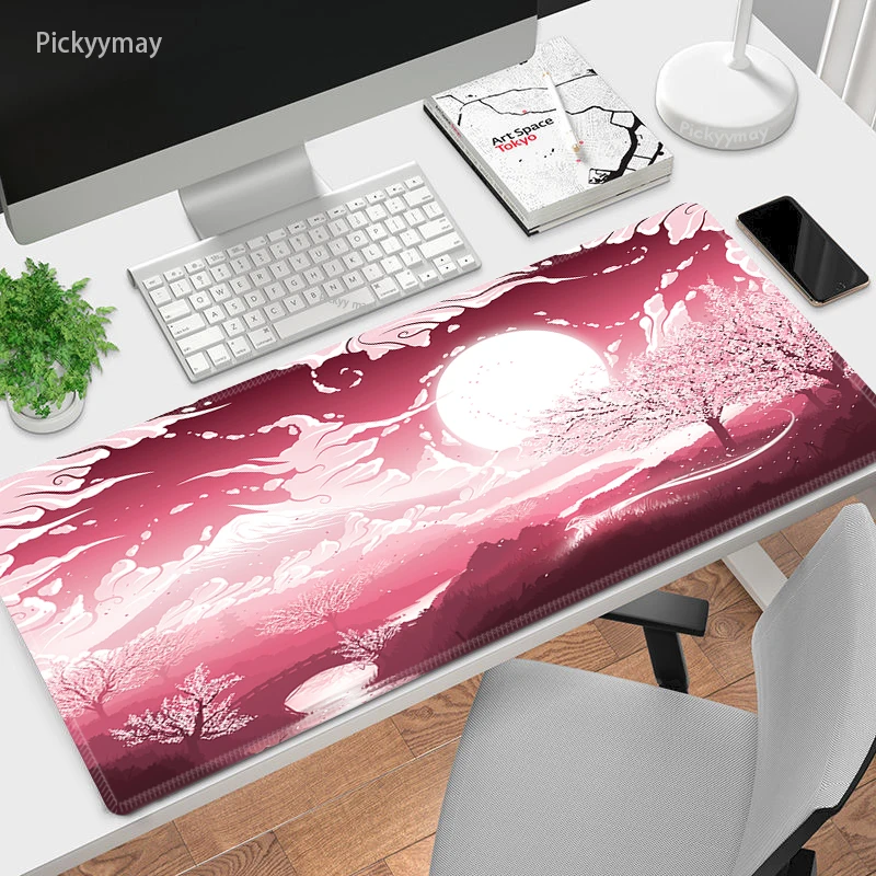 Fantasy Scenery Mouse Pad Art Big Mousepad Large Computer Masuepad Keyboard Rugs PC Desk Mat Office Table Carpet Locking Edge