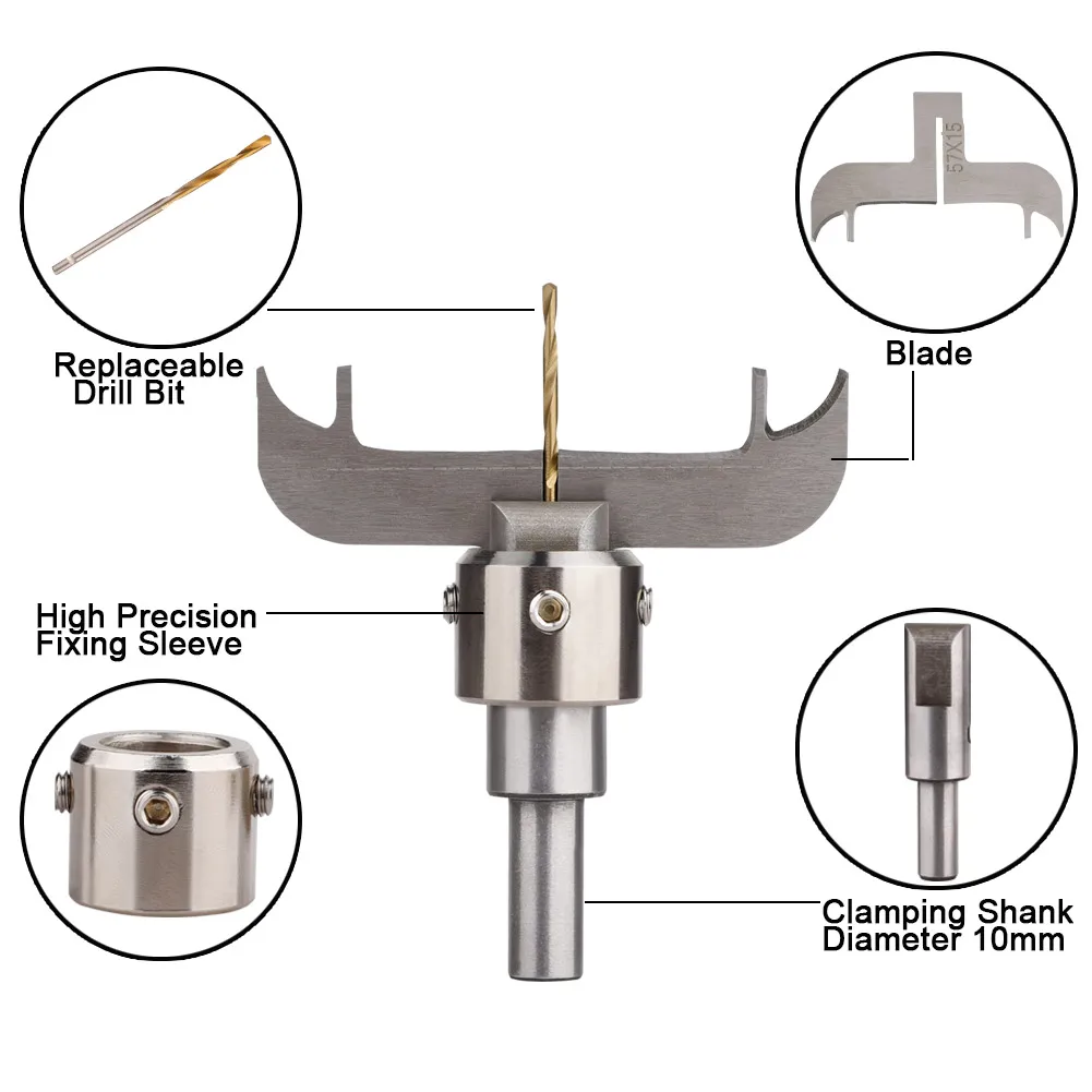 Imagem -03 - Bracelet Ring Milling Cutter Blades Broca Cnc Machine Bit Madeira Trabalhando Moldagem Acessórios Broca de Contas de Madeira Ferramenta Puncher