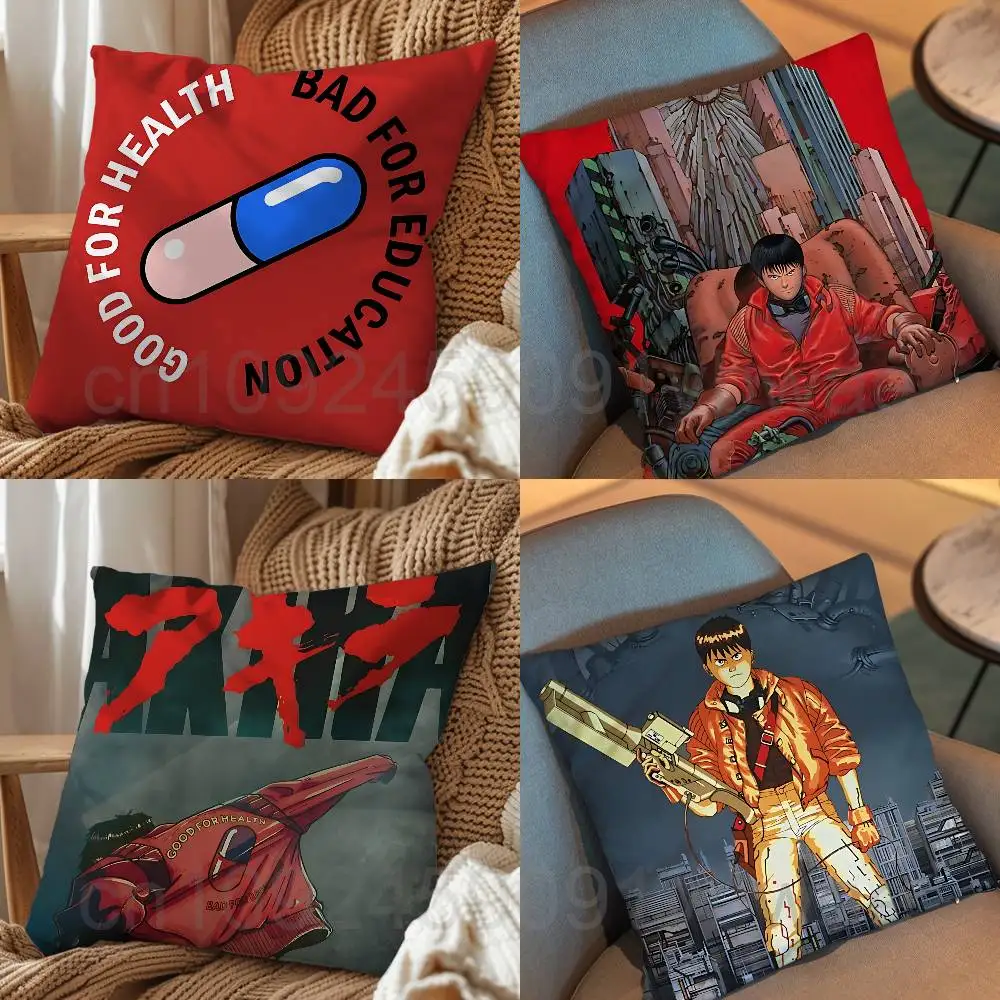 

cool Red jacket AKIRA Cushion Cover Suitable For Sofa Car Bedroom Office Cushions Decorative Pillow Case
