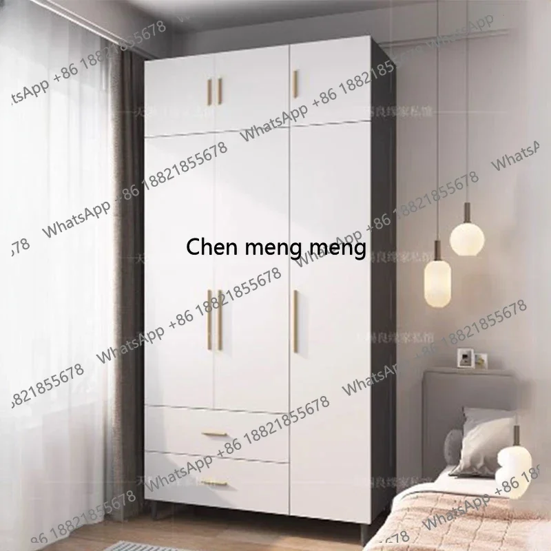 

Nordic Storage Wardrobes Luxury Doors Modern Living Room Closet Wardrobe Cabinet Shelves Rangement Chambre Bedroom Furniture