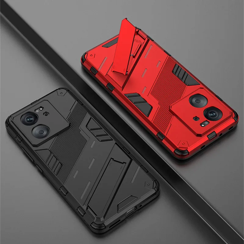 Rugged Armor Shockproof Phone Case For Xiaomi Mi 11 12 13 Lite 14 10T 11T 12T 13T Poco F3 F4 F5 Pro Holder Stand Back Cover