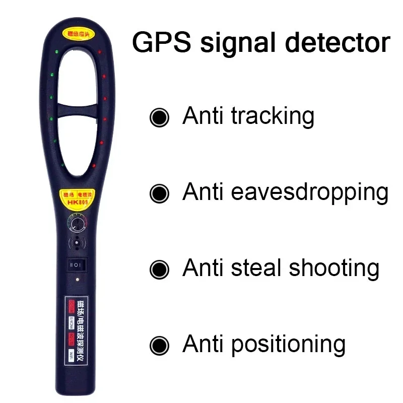 Détecteur de champ magnétique sans fil, détecteur de signal GPS, onde électromagnétique, dispositif d'espionnage, anti-écoute, mini caméra cachée