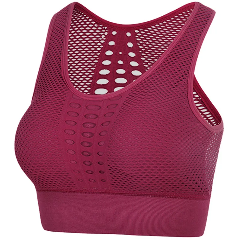 

Ажурный дышащий сетчатый спортивный топ для фитнеса на спине, жилет для йоги для женщин