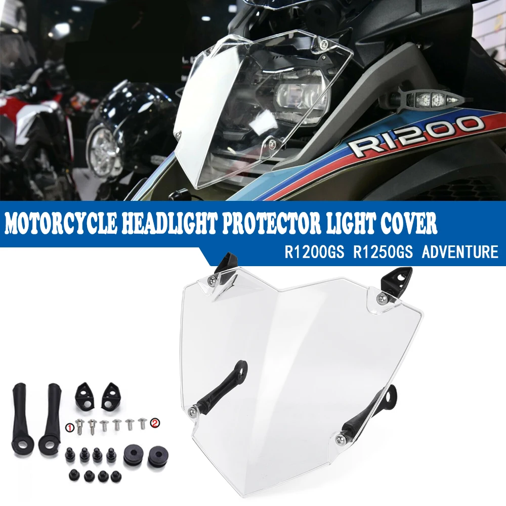 

For BMW R1250GS R1200GS R 1250 ADV Adventure GS1250 GS1200 GSA Motorcycle Headlight Guard Cover Headlamp Protector Protective