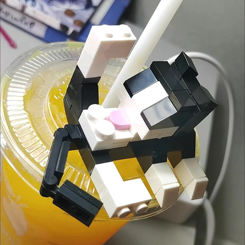 

Горячие животные Kawaii Series 62 шт. Moc Кирпичи Фигурки кошек DIY Строительные блоки Детские развивающие игрушки для детей Подарки на день рождения