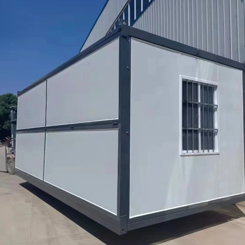 Mobile Prefabricated Folding Container House 20ft 40ft Portable Easy Folding, Folding Container House