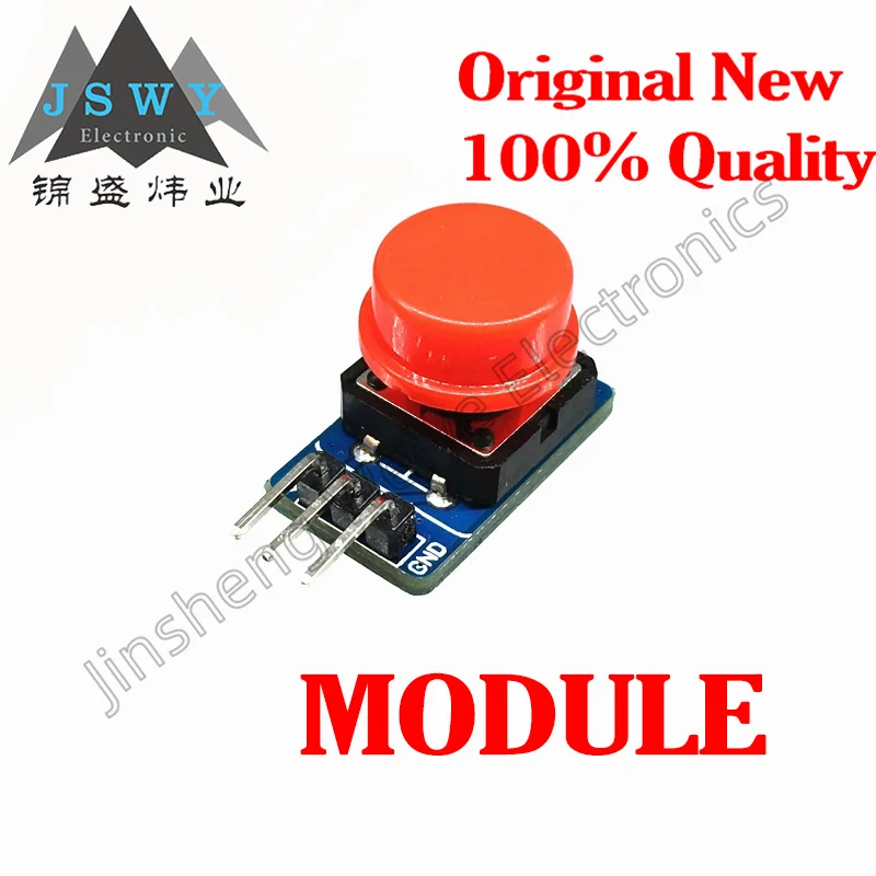 

(10/50 pieces) Multi-color caps optional Large button switch module with cap, light touch/non-self-locking/original electronic