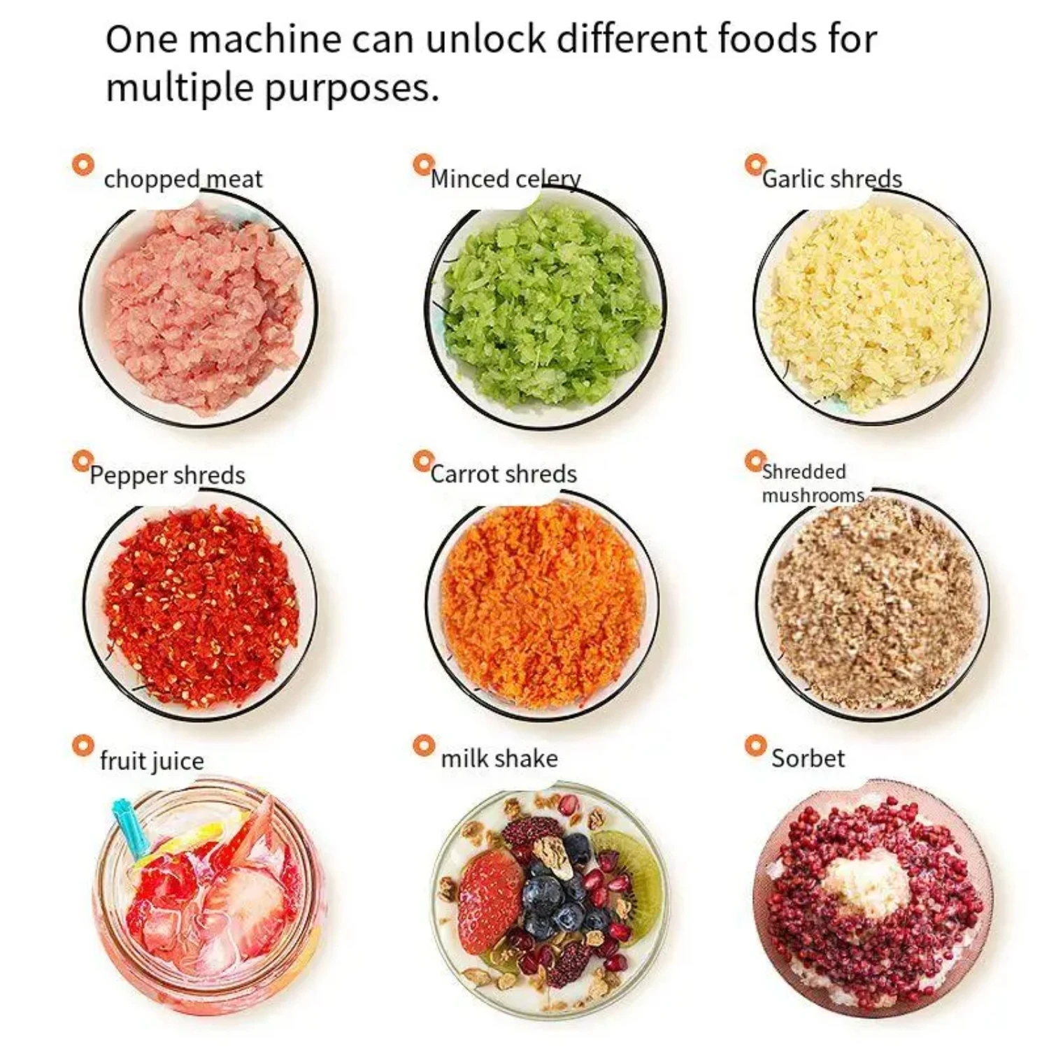 New Versatile Multifunctional Household Cooking Meat and Juice Grinder - Perfect for Creating Healthy Baby Food and Crafting Kit