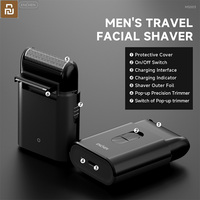 ENCHEN Electric Shaver MS003 Razor Mini Shaving Machine Portable Beard Trimmer Reciprocating Razor Pop up Trimmer Shaver for Men