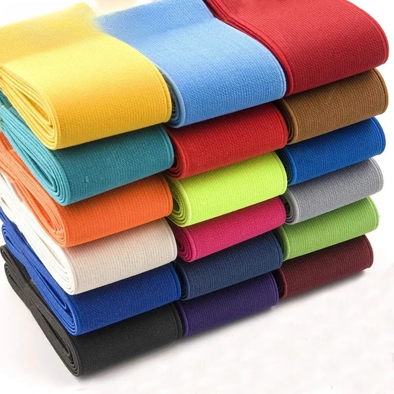 

20/25/30/40/50mm Sewing Elastic Rubber Band for Belt Bias Flat Stretch Webbing Tape 3/5Meters Waistband Elastics Bands Trimmings