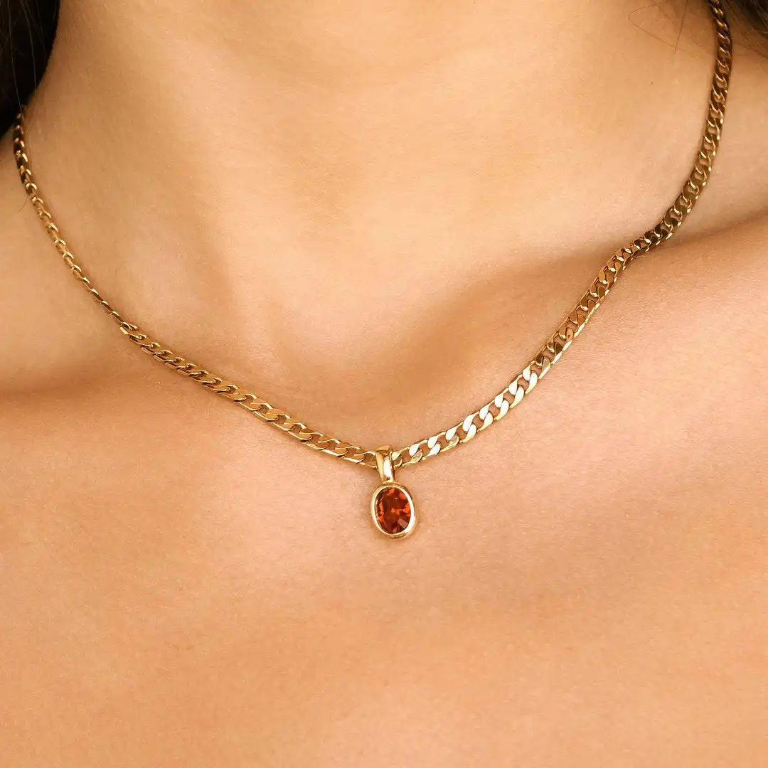 Collier pour femme en acier inoxydable