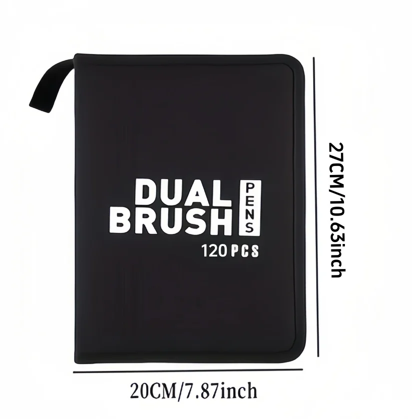 

120 Colors Dual Tip Brush Marker Pens Watercolour FineLiner Manga Art Accessories Art Supplies Drawing Stationery