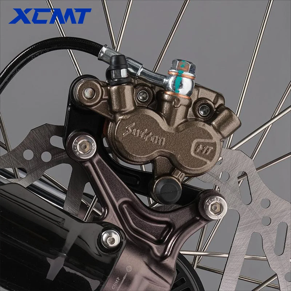 ل Sur-Ron Ultra Bee Surron UltraBee مكابح أمامية وخلفية OEM أصلية من النحاس تلبيد دراجة كهربائية دراجة نارية #6