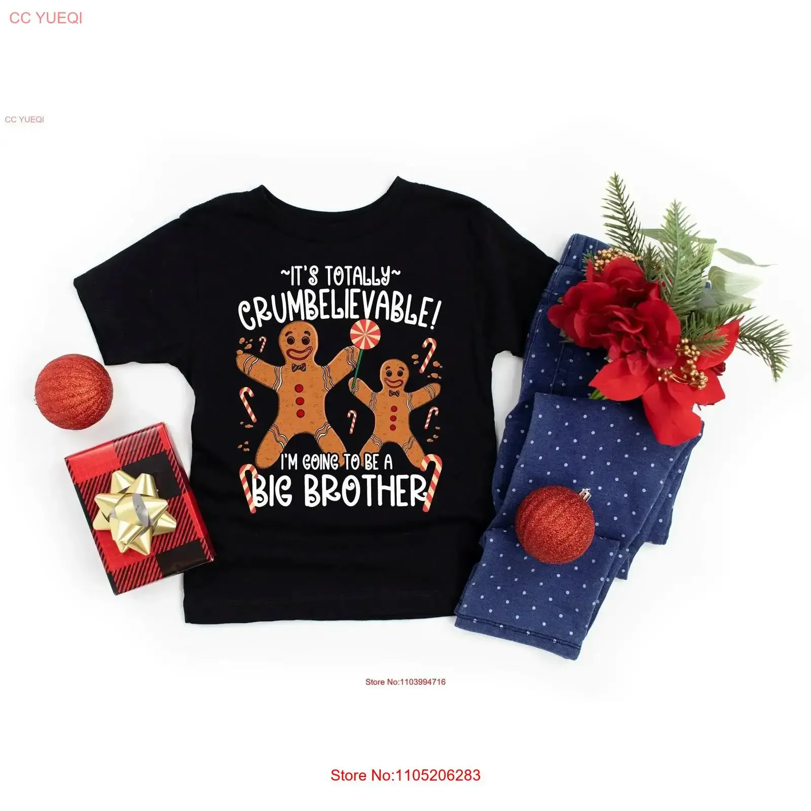 Футболка «Я собираюсь большой брат» на Рождество, раскрытие беременности, пряничный человечек, объявление ребенка, маленький наряд, винтажный наряд Футболка «Я собираюсь большой брат» на Рождество, раскрытие беременности, пряничный человечек, объявление ребенка, маленький наряд, винтажный наряд
