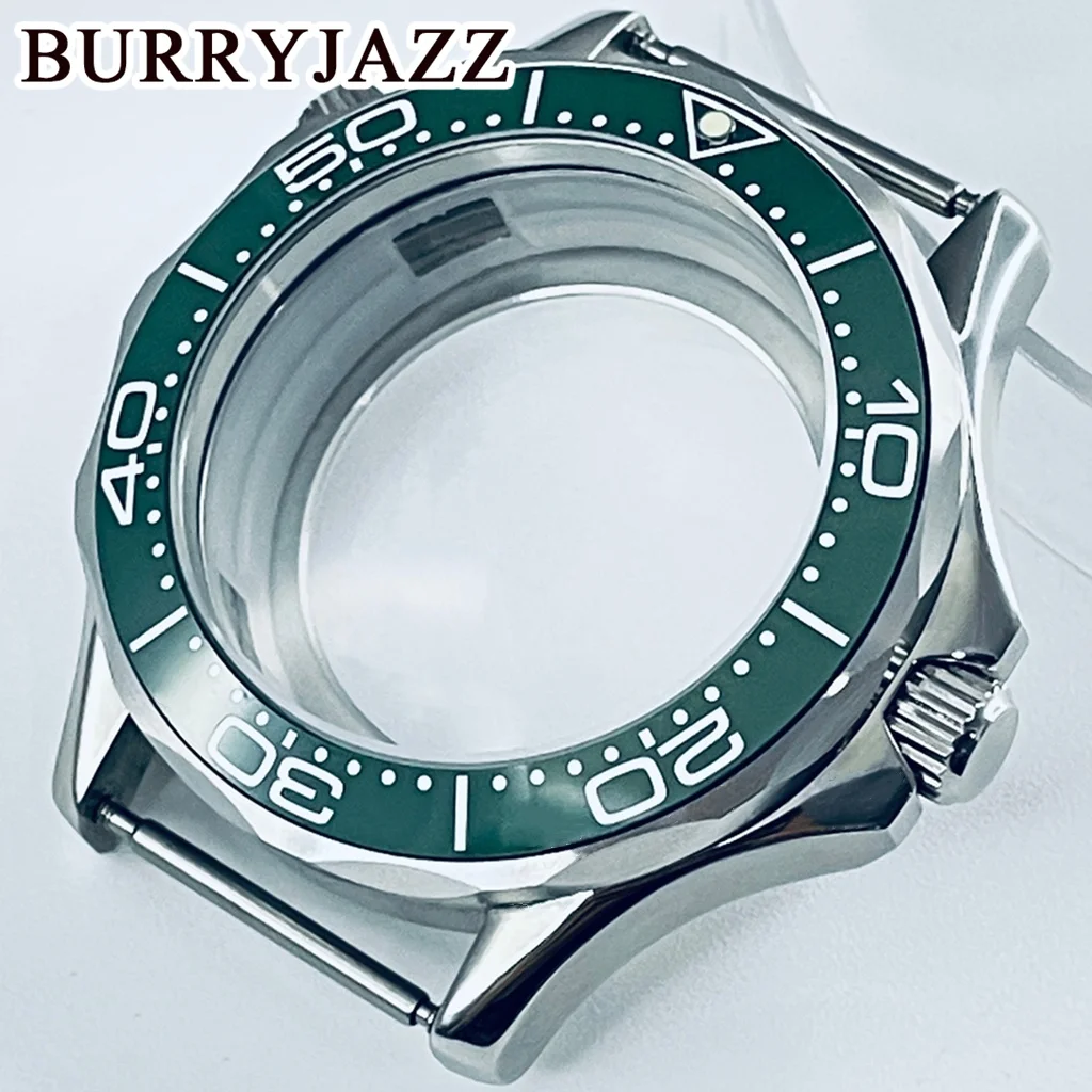 Seamaster 300 41mm 10ATM Waterproof Stainless Steel Watch Case Compatible NH34 NH35 NH36 NH38 NH39 Movements Featuring 31mm Dial