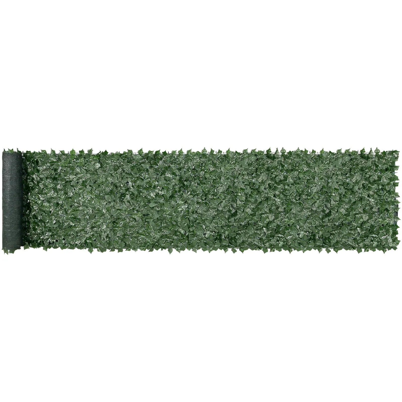39x198" Artificial Faux Ivy Leaf Privacy Fence Screen with Mesh Cloth Backing
