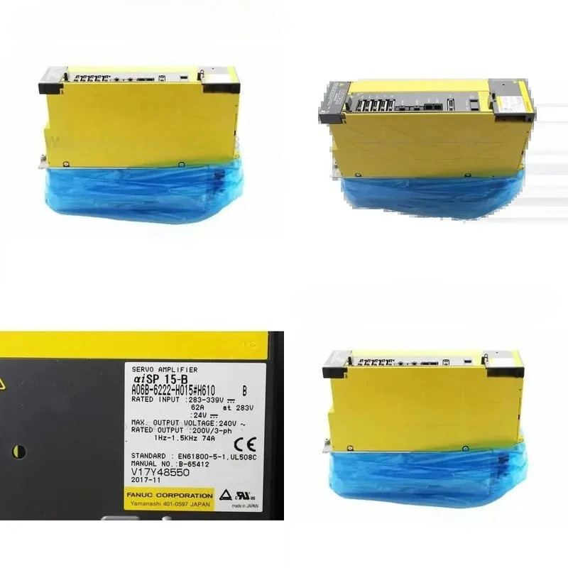 

Brand New Ac Servo Drive A06B-6222-H015 #H610 Amplifier Module For CNC Machinery