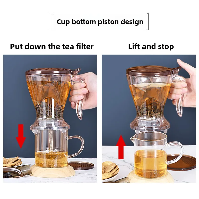 American Smart Cup Coffee Filter Soaking Hand-brewed Coffee Filter Cup Set Filter-free Coffee Utensils