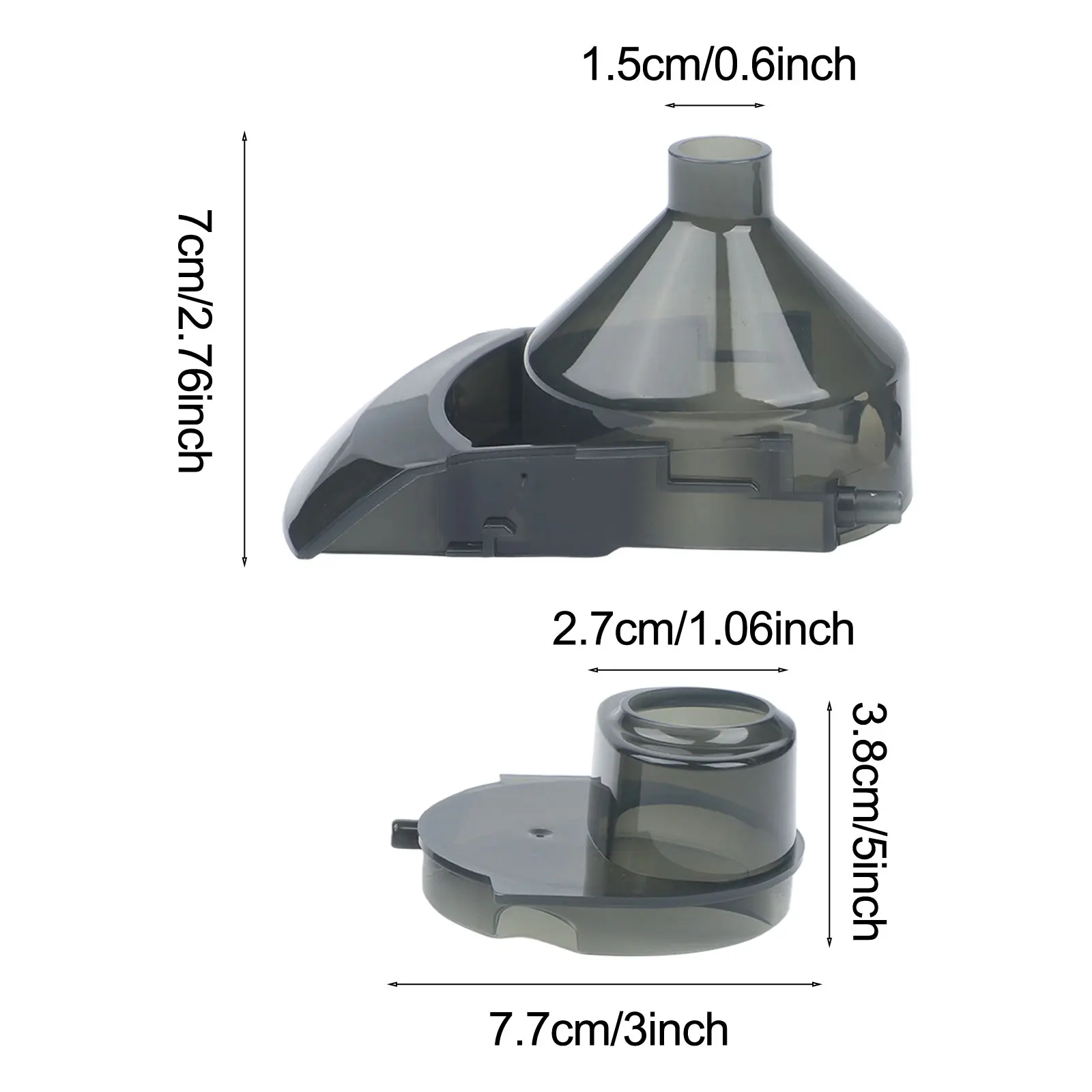 Portable Travel Use Replacement Funnel Improved Performance For Brewing Milk Dispenser Baby Feeding Part Easy Installation
