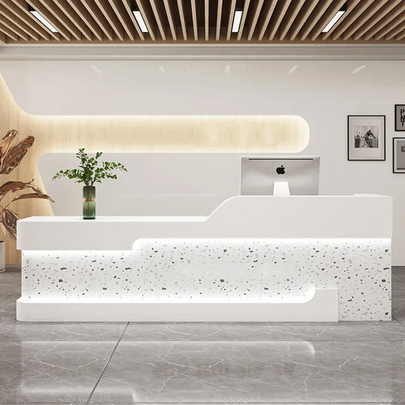 Beauty Restaurant Tables Front Desk Lectern Pulpit Register Standing Office Counter Bar Minimalist Mostrador Trendy Furniture
