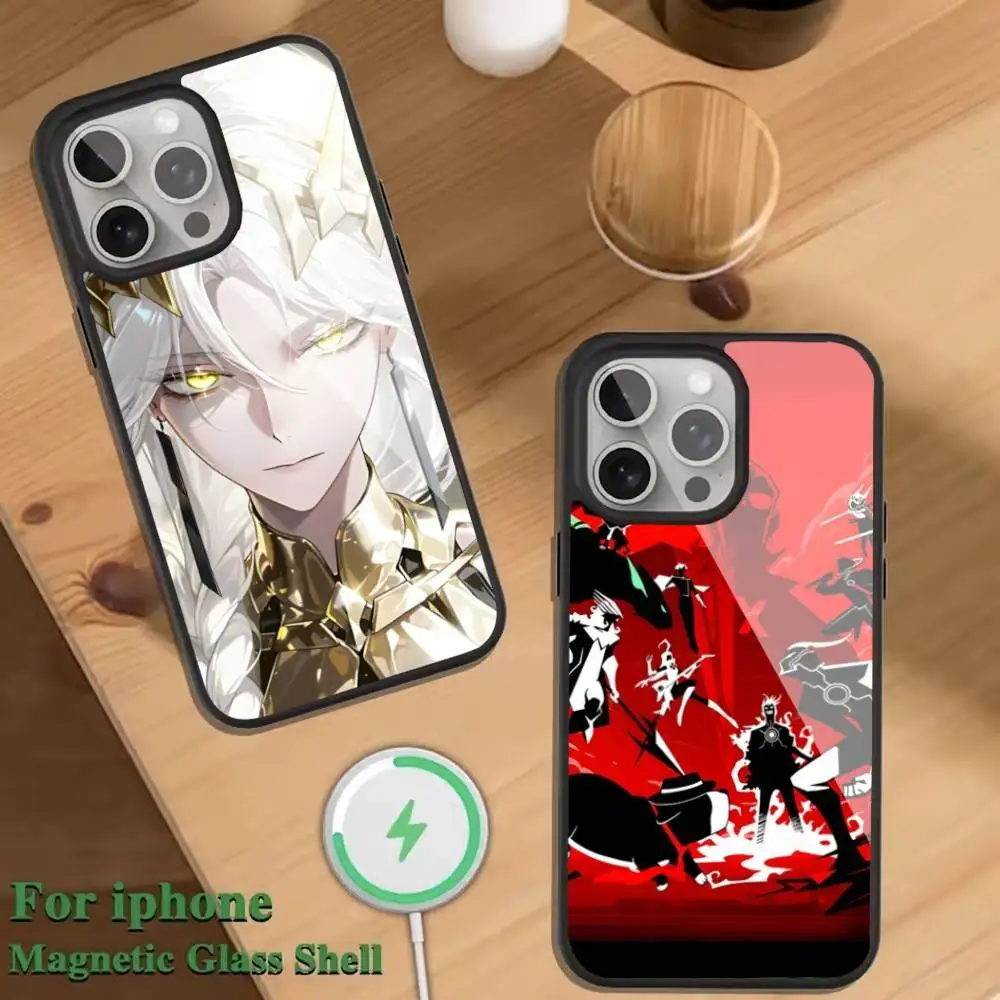

T-To Be Hero Anime Phone Case For Magnetic Wireless Charge Cover For iphone 16 15 14 13 12 11 Pro Max Plus Coque