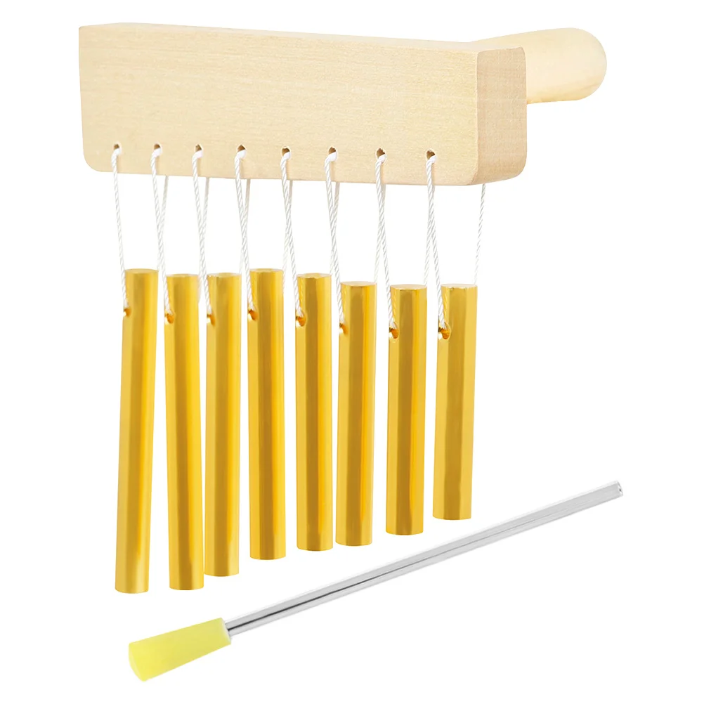 

1Set 8-Tone Aluminum Tube Percussion Wind Chime Instrument Kids Music Teaching Chimes Chimes Instrument 8-Tone Wind Chime