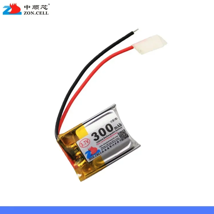 New In 300mAh 701721 3.7V Polymer Battery 751720 Remote Lipstick Ji Recorder Rechargeable Li-ion Cell A Good