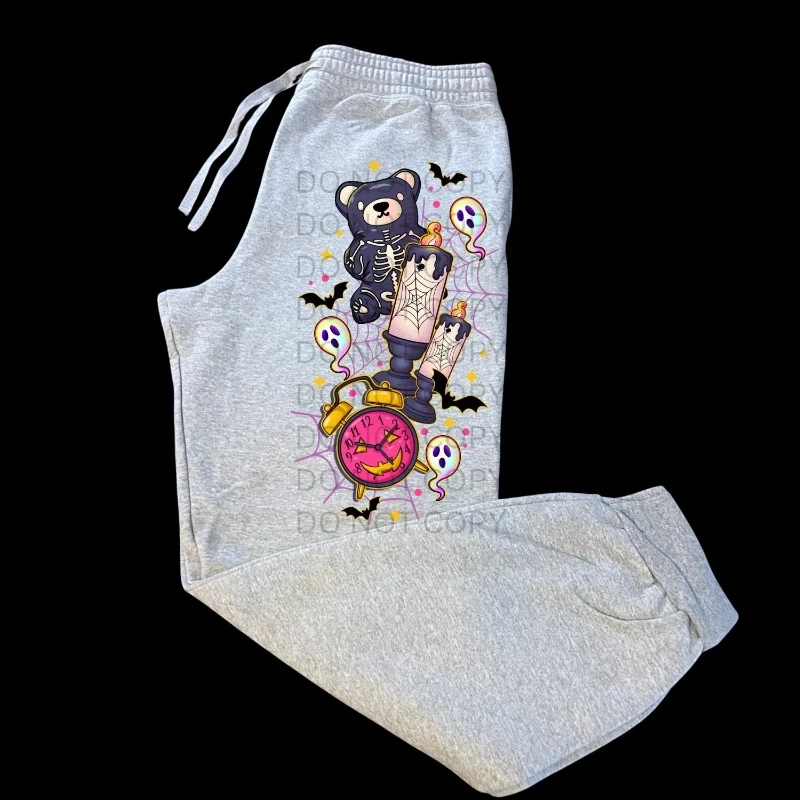 

2025 Autumn and Winter Spooky Season Sweatpants Unisex-blend Halloween Joggers High-end Luxury Is for Both Men and Women Gym