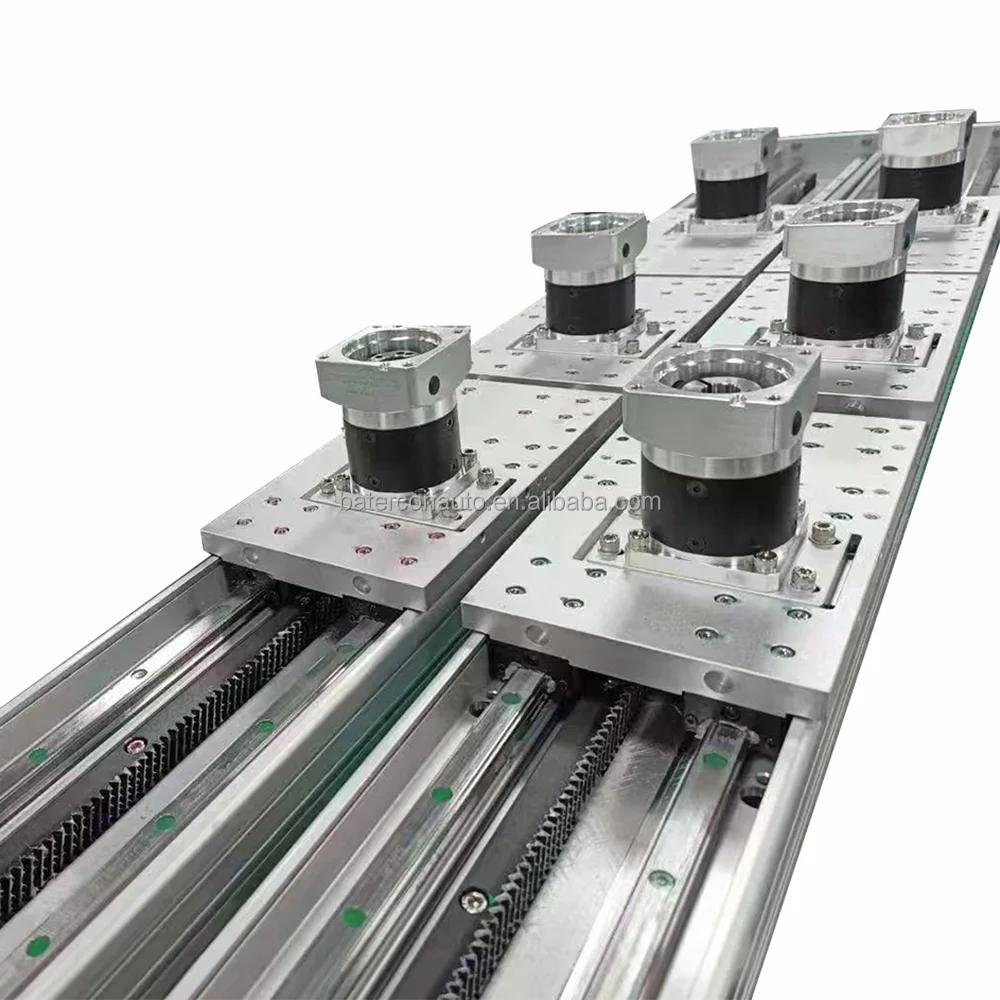 High Precision Aluminum Moving Linear Motion Worktable Linear Guide Slide Double-Rail Belt Drive Motor Heavy Duty Bearing Module