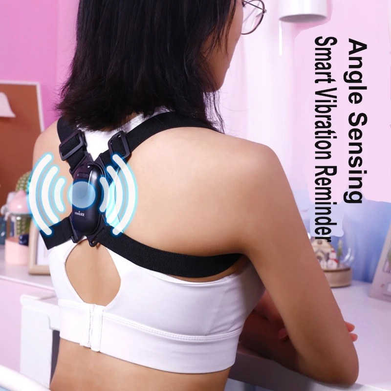 Tenwin Adjustable Smart  Posture Corrector Back Intelligent Brace Support Belt Shoulder Correction Spine Back Training