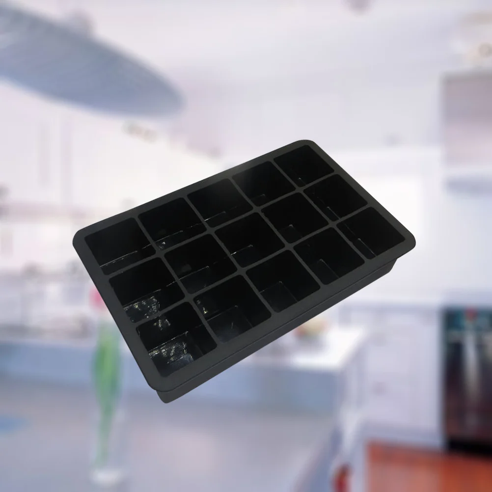 

Premium Silicone Ice Cube Molds Maker for Ice Candy Cakes Puddings Chocolate Square Tray Freezer Storage Non Stick Design