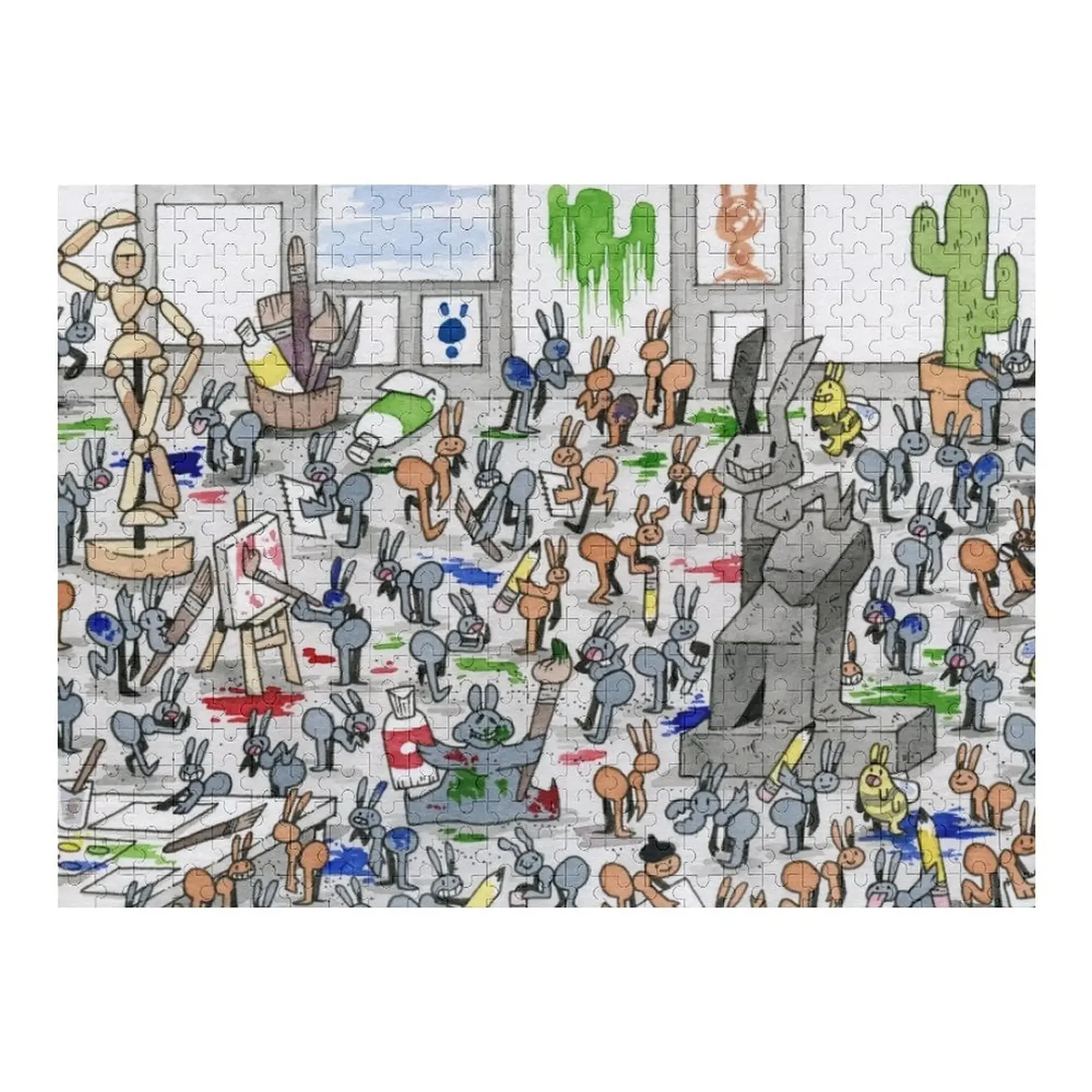

Ant Art Studio Jigsaw Puzzle Custom Child Personalised Personalized Gift Married Puzzle