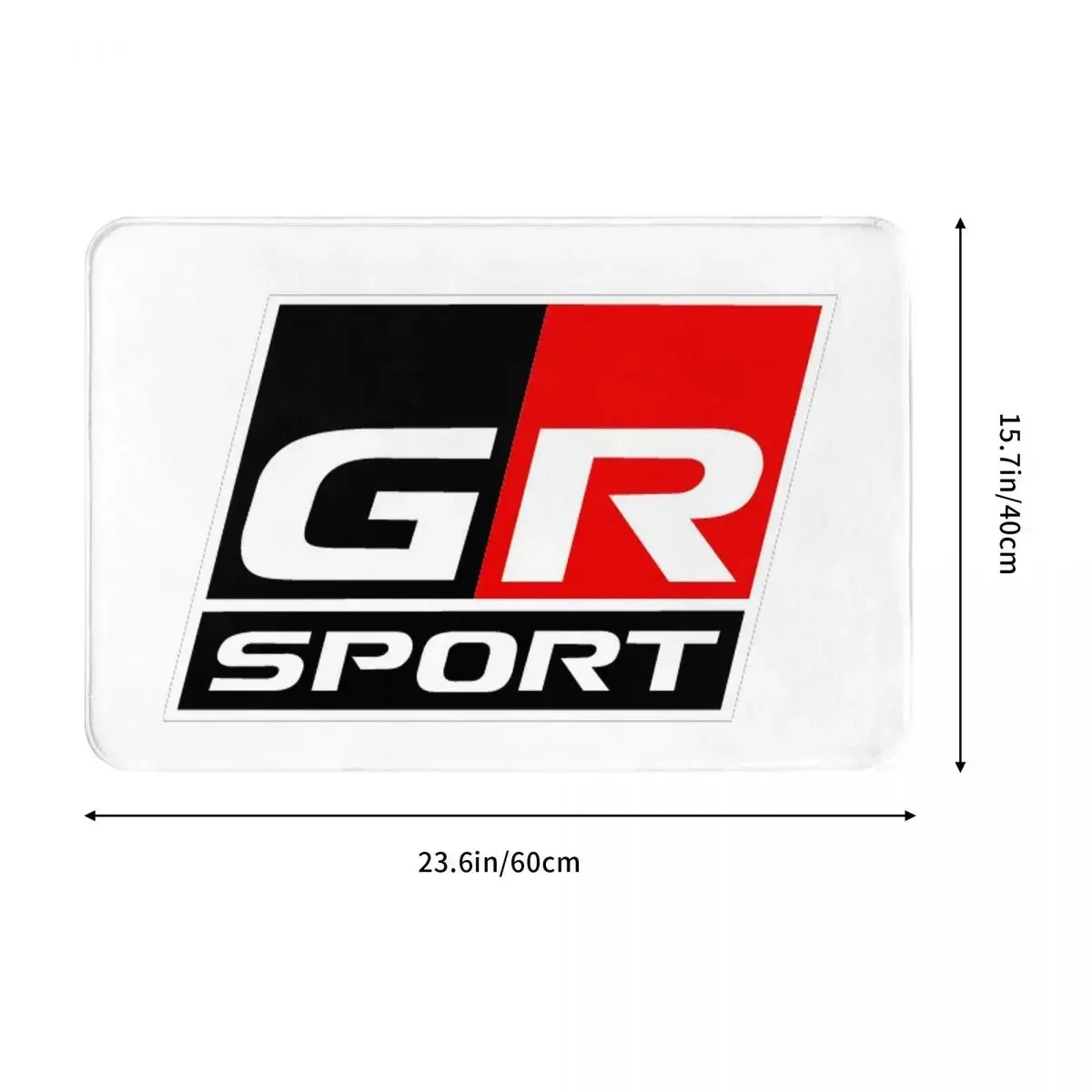 GR Logo Gazoo Racing GR Sport Non-slip Doormat Floor Mat Durable Carpet Rug for Kitchen Entrance Home Balcony Footpad Mats