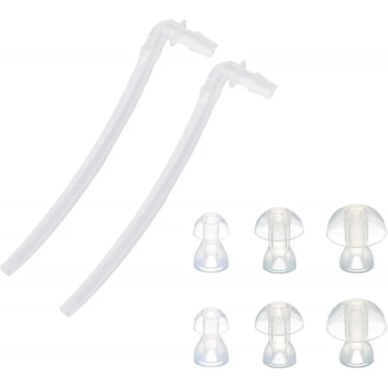 

2 x Universal Sound Tube + 6 x Ear Plugs/eartips/Domes for BTE Hearing Aids
