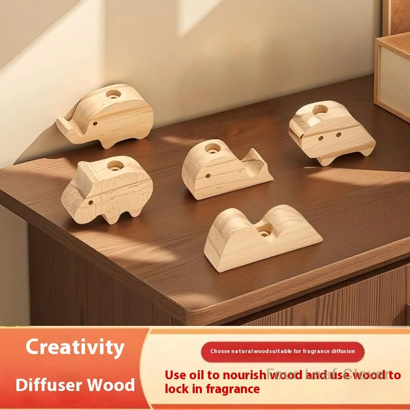 1/5 قطعة عطر الخشب المنتشر زيت طبيعي خشبي ناشر الروائح لتزيين السيارة ديكور المنزل #2