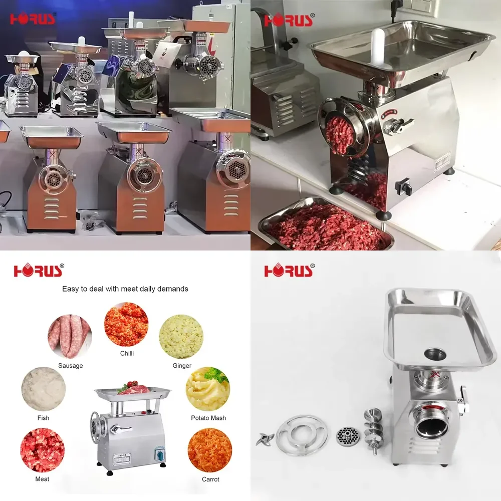 

Hot saleHorus Commercial TK12 TK22 TK32 Stainless Steel Electric Meat Grinder Meat Mincer Machine