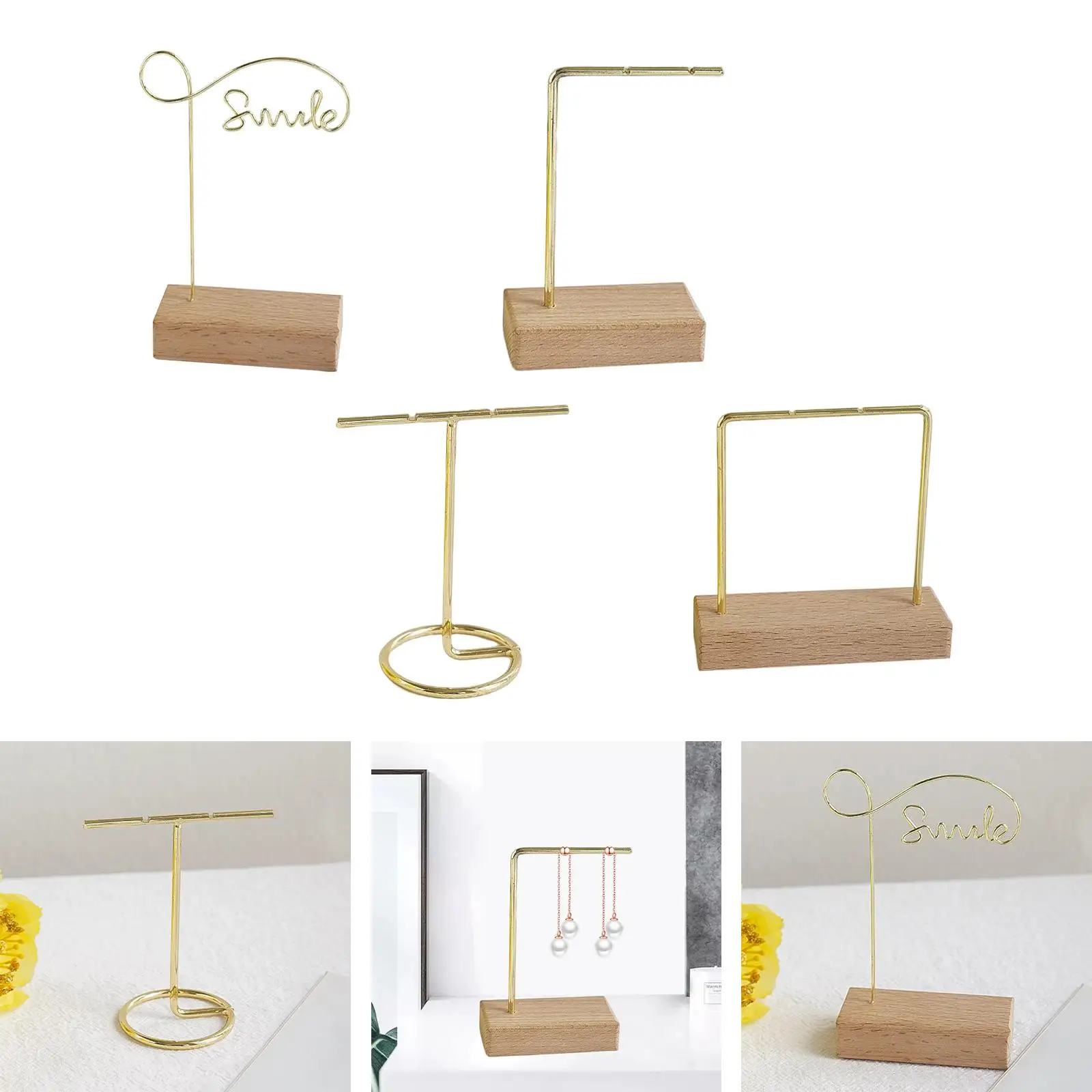 Metal Jewelry Organizer Earring Display Stand for Showroom Showing Display