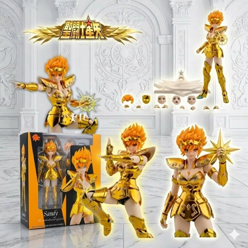 

[9-Hour Shipping]New StockGreatToys GT Saint Seiya Myth Cloth EX Holy Contract Female Leo Sandy Action Figure Knights of Zodiac