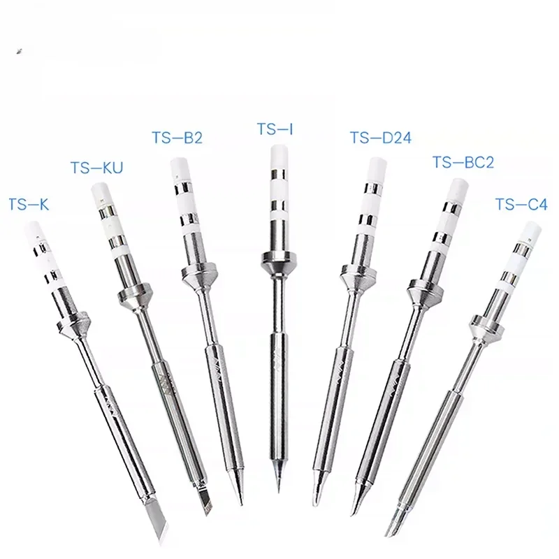 NF TS101 Soldering Iron Tips Lead-Free Oxygen-Free Copper Long Service Life Welding Heads