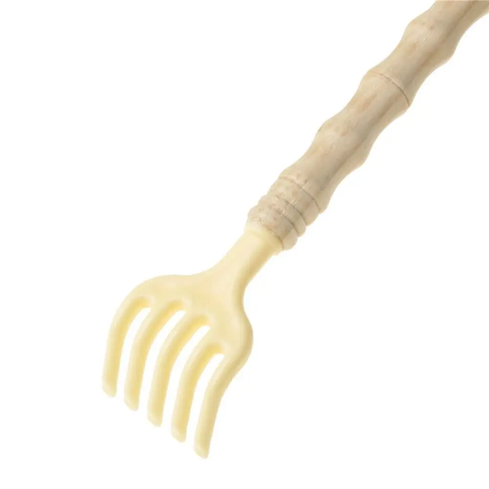 

New Wood Wooden Back Scratcher Plastic Long Reach Back Scratcher Stick Hand Itch Scraper Home