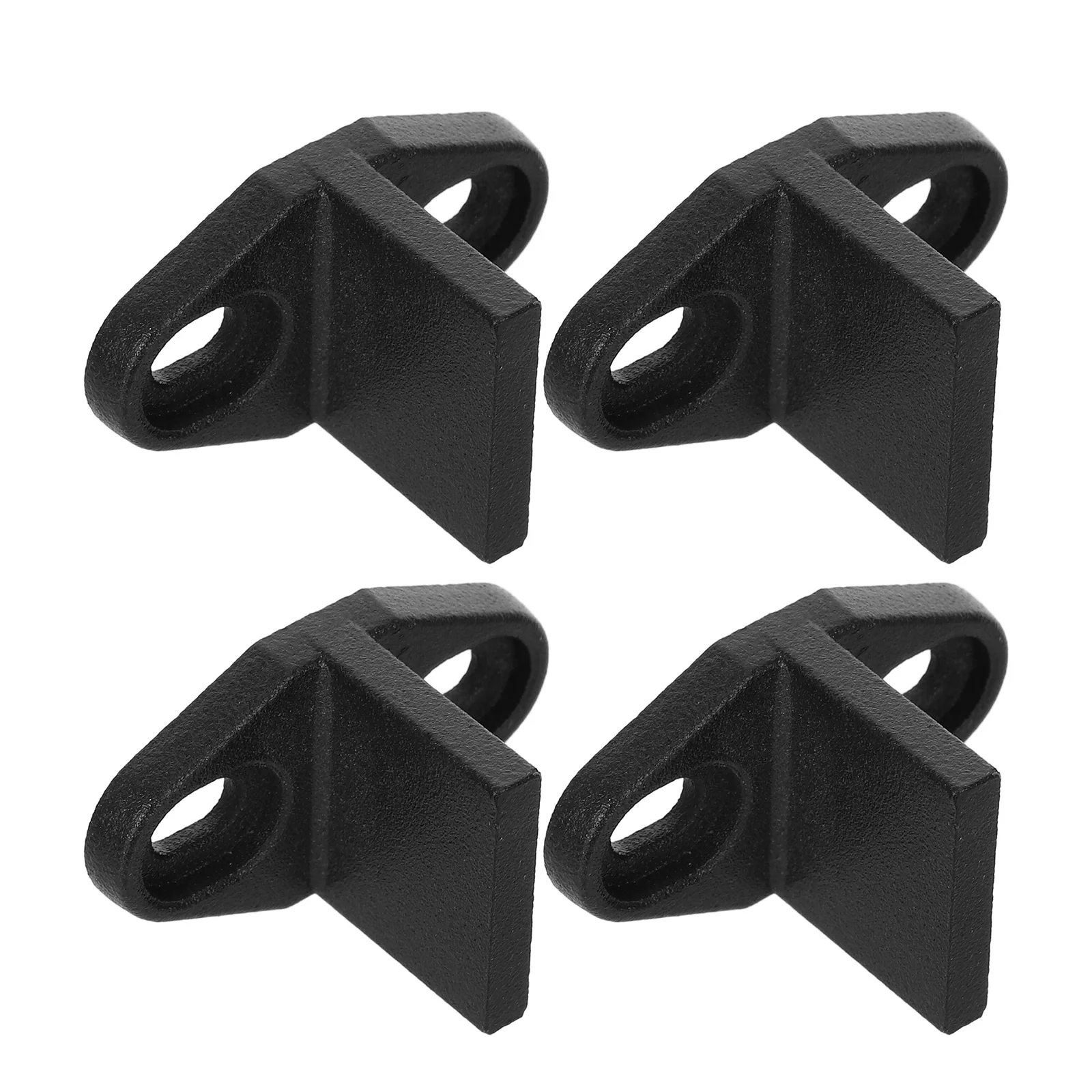 4 Pcs Barn Door Guide for Floor Track Sliding Hardware Stopper Rail Kit Iron