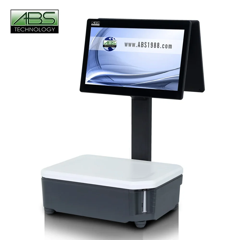 Hot And Low Price Label Printing Scale,Pos Scale With Dot-metric Lcd Display