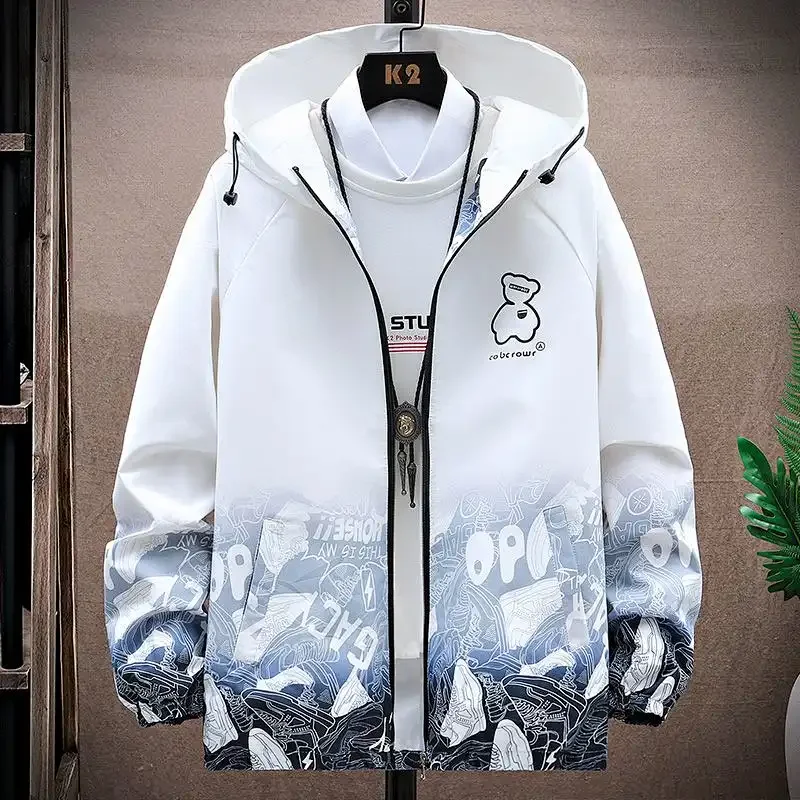 Мужская хлопковая куртка на плюшевой подкладке, зимняя повседневная свободная камуфляжная куртка, молодежная студенческая модная корейская парка