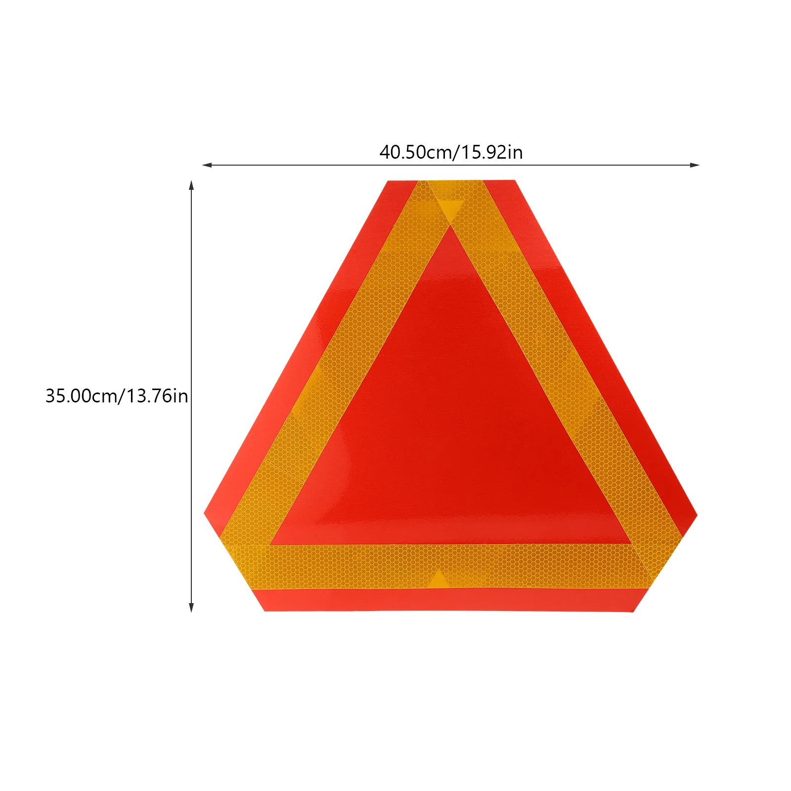 2-delige voertuig reflecterende achterklep emblemen auto reflectoren boards strip slow move teken