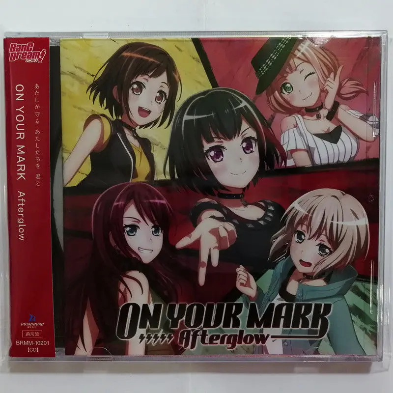 

Anime BanG Dream 2nd Season Afterglow Music CD ON YOUR MARK Album Music Record Cosplay Walkman Car Soundtracks Box Party Music