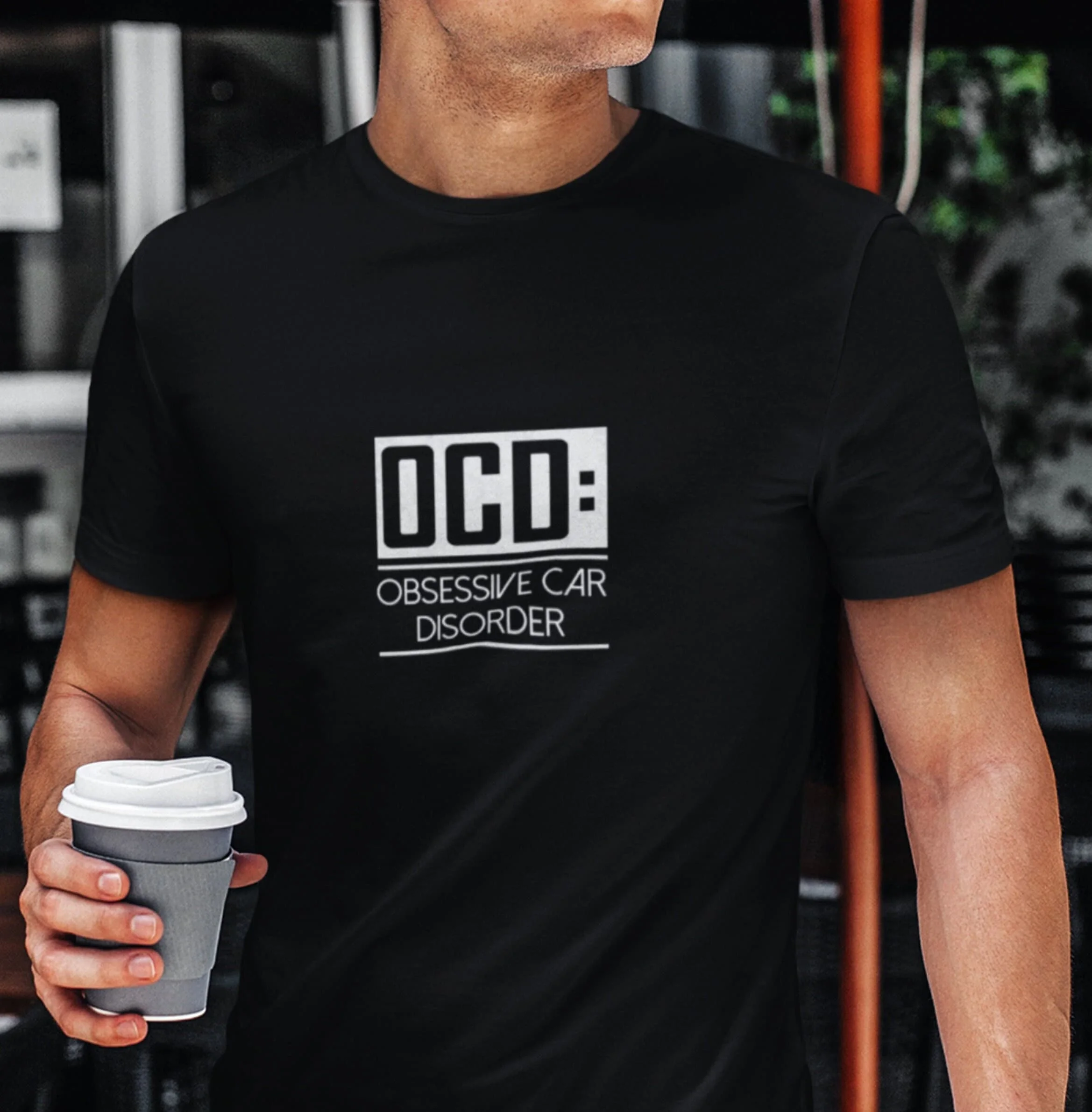 OCD Obsessive Car Disorder Funny T Shirt Guy Lover Birthday for Husband Father Dad