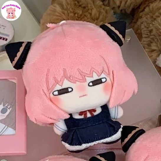 10 cm Anime SPY×FAMILY Anya Forger carino peluche bambola di cotone peluche ciondolo zaino portachiavi giocattoli regali di Natale