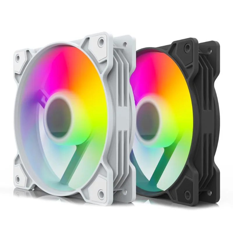 

4PIN PWM 120mm Fan Colorful Rainbow 5V ARGB Sync Quiet 12cm RGB Fan For PC Computer Case CPU Cooler Cooling System